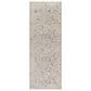 Surya Davina 2"7" x 7"3" Medium Gray, Light Beige, Brown, Denim and White Runner, , large