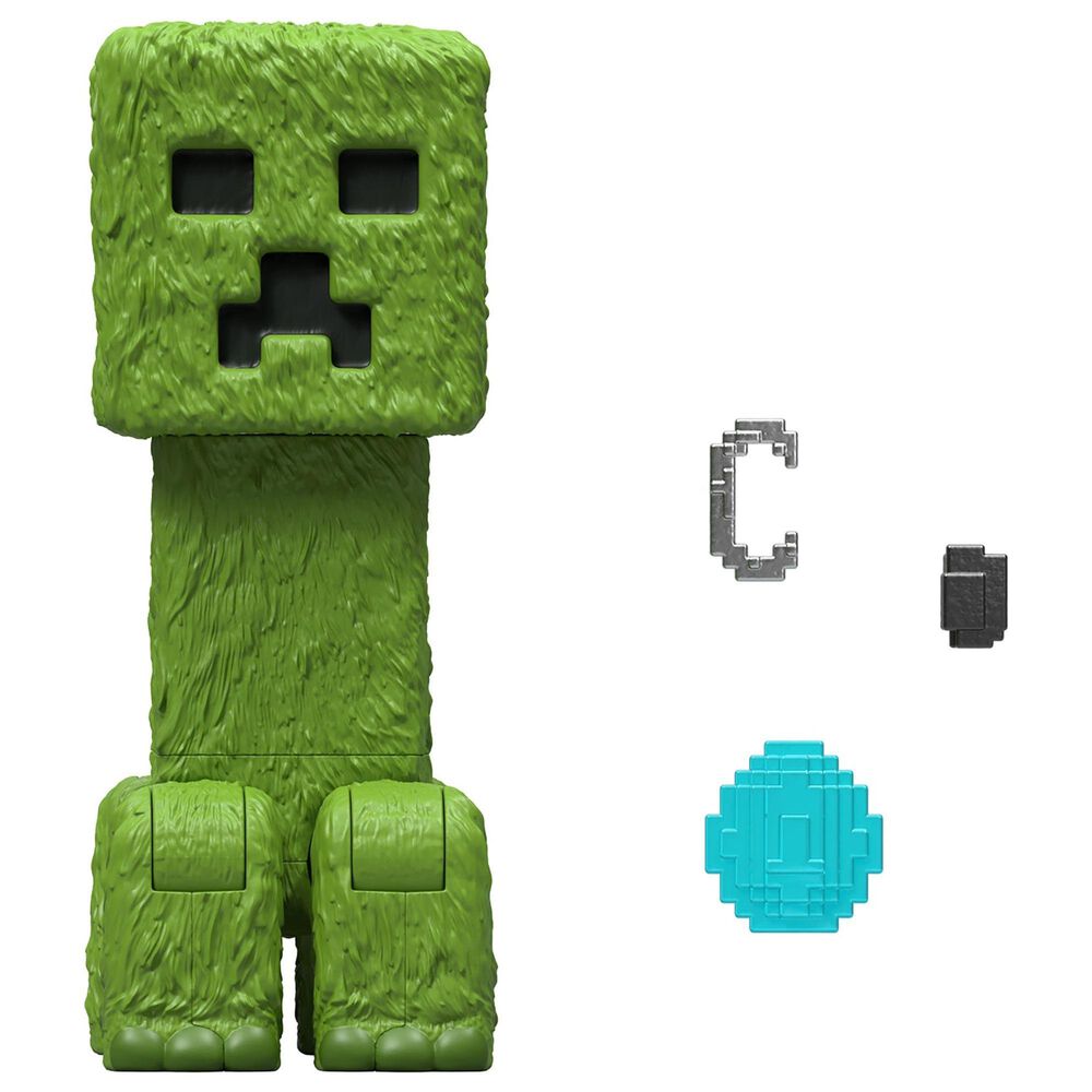 Minecraft A Minecraft Movie - 4&quot; Creeper Action Figure in Multicolor, , large
