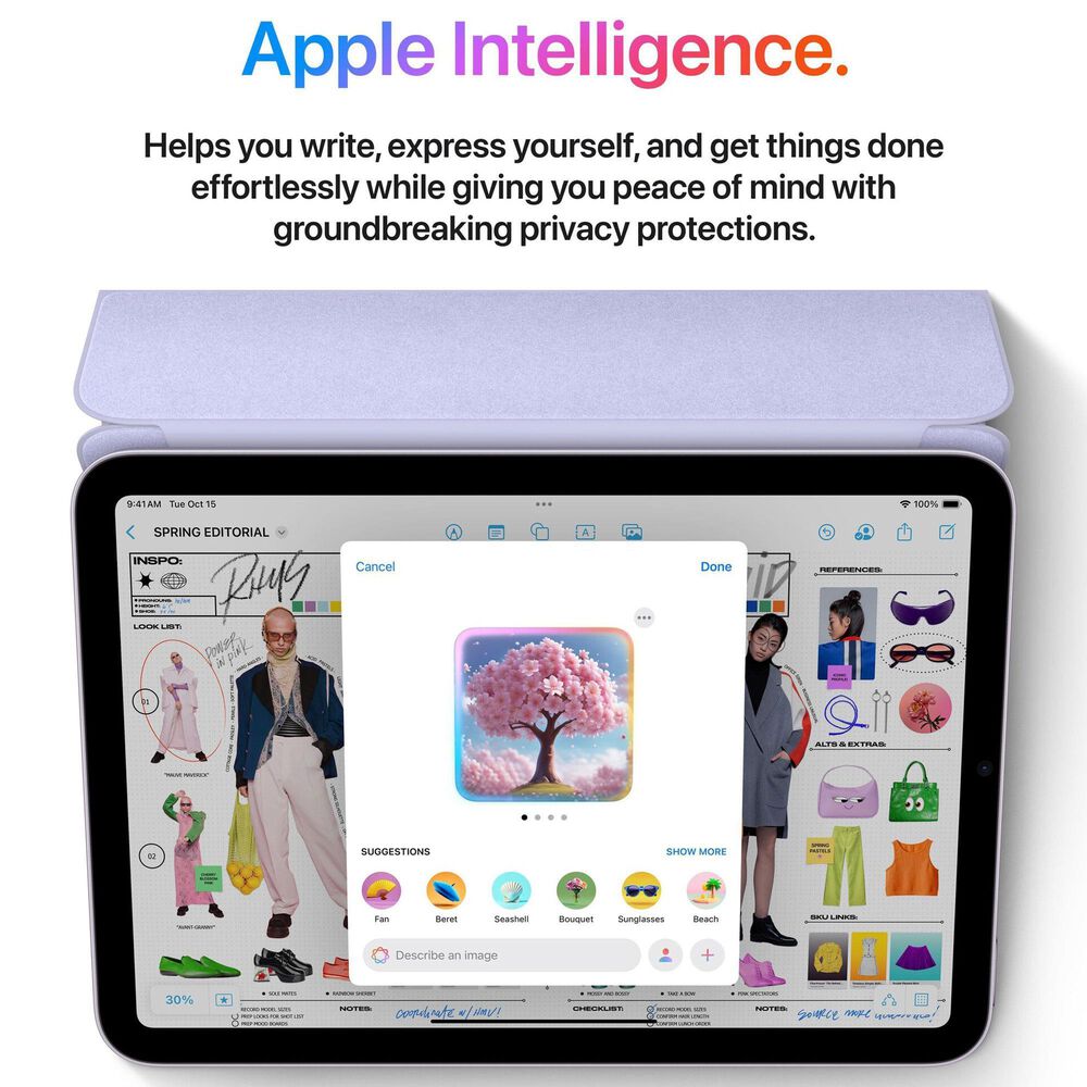 Apple iPad Mini Wi-Fi + Cellular 256GB - Space Gray with 2-Year AppleCare+, , large