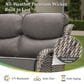 Sunwell Garden 4-Piece Firepit Set in Gray, , large