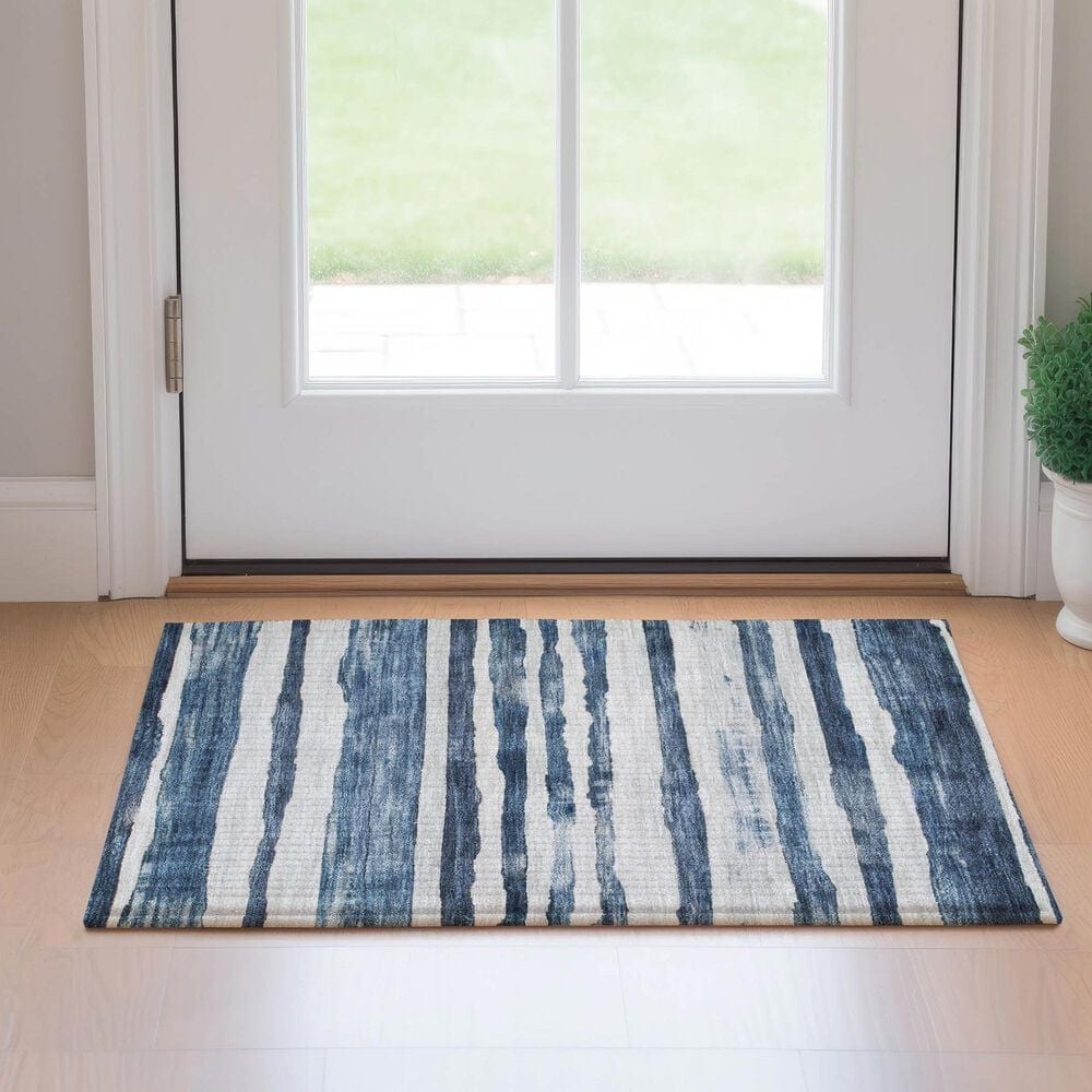 Dalyn Rug Company Neo NO16 2&#39;6&quot; x 3&#39;10&quot; Denim Area Rug, , large
