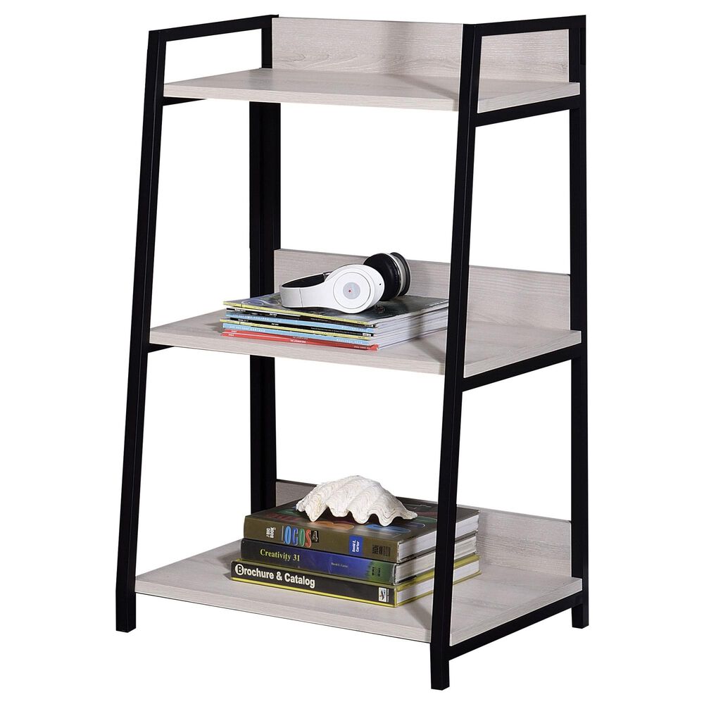 Gunnison Co. Wendral Bookshelf in White/Black, , large