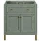 James Martin Vanities Chicago 30" Single Bathroom Vanity in Smokey Celadon with 3 cm Ethereal Noctis Quartz Top and Rectangular Sink, , large