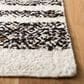 Safavieh Natura NAT328Z 3" x 5" Black and Ivory Area Rug, , large