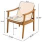 Hearth and Haven Outdoor Dining Chair in Beige (Set of 2), , large