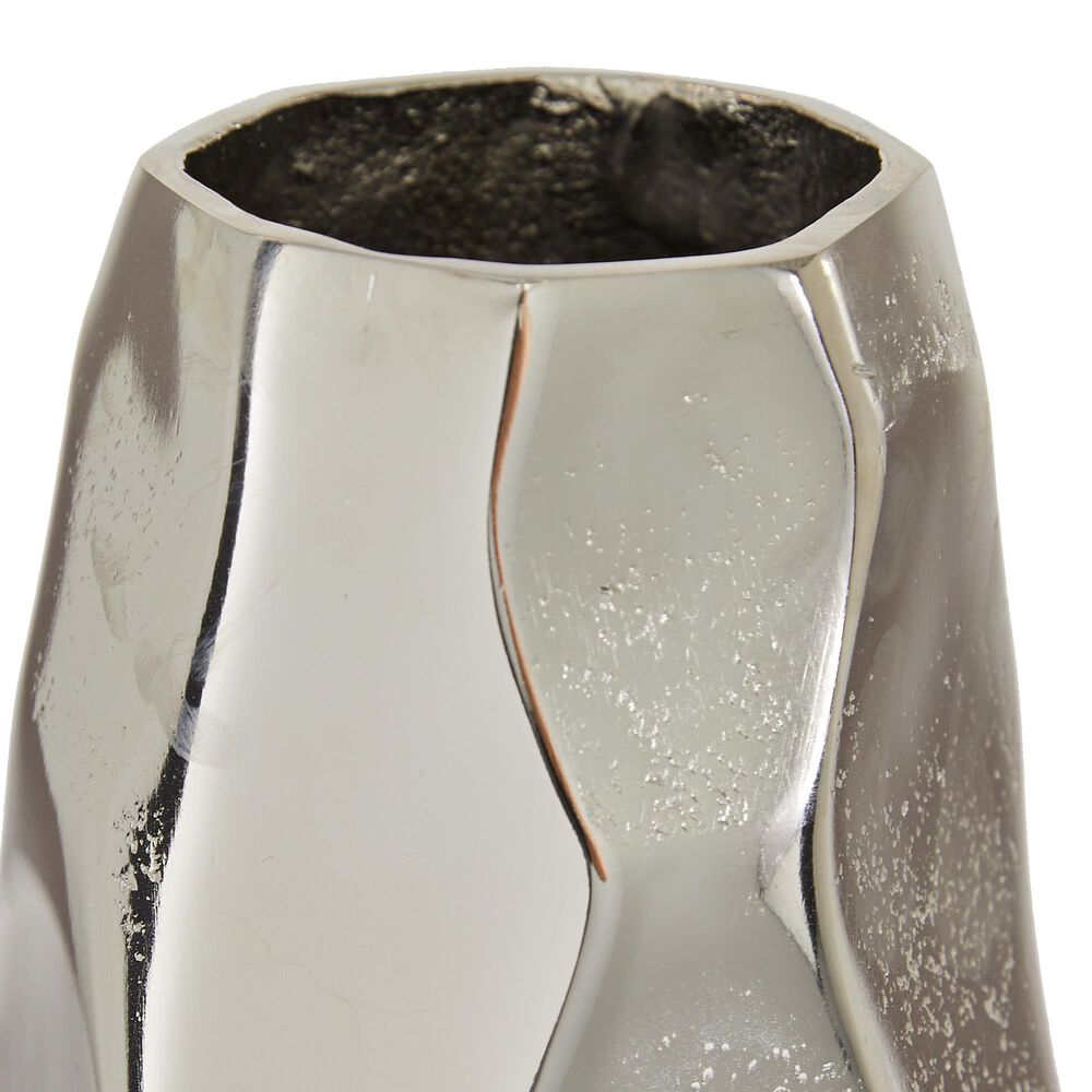Maple and Jade 15&quot; x 7&quot; Vase in Silver, , large