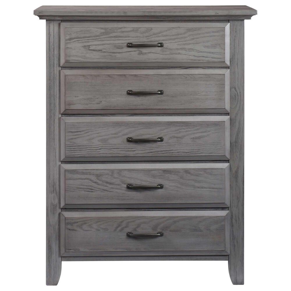 Oxford Baby Chandler 5-Drawer Chest in Graphite Gray, , large