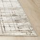 RIZZY Calabria 6"7" x 9"6" Neutral, Gray and Black Area Rug, , large
