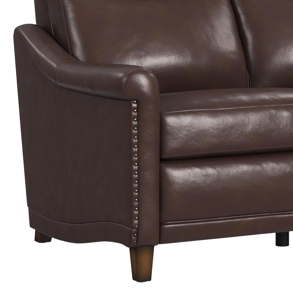 Flexsteel Elizabeth Power Loveseat with Headrest in Brunette, , large