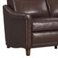 Flexsteel Elizabeth Power Loveseat with Headrest in Brunette, , large