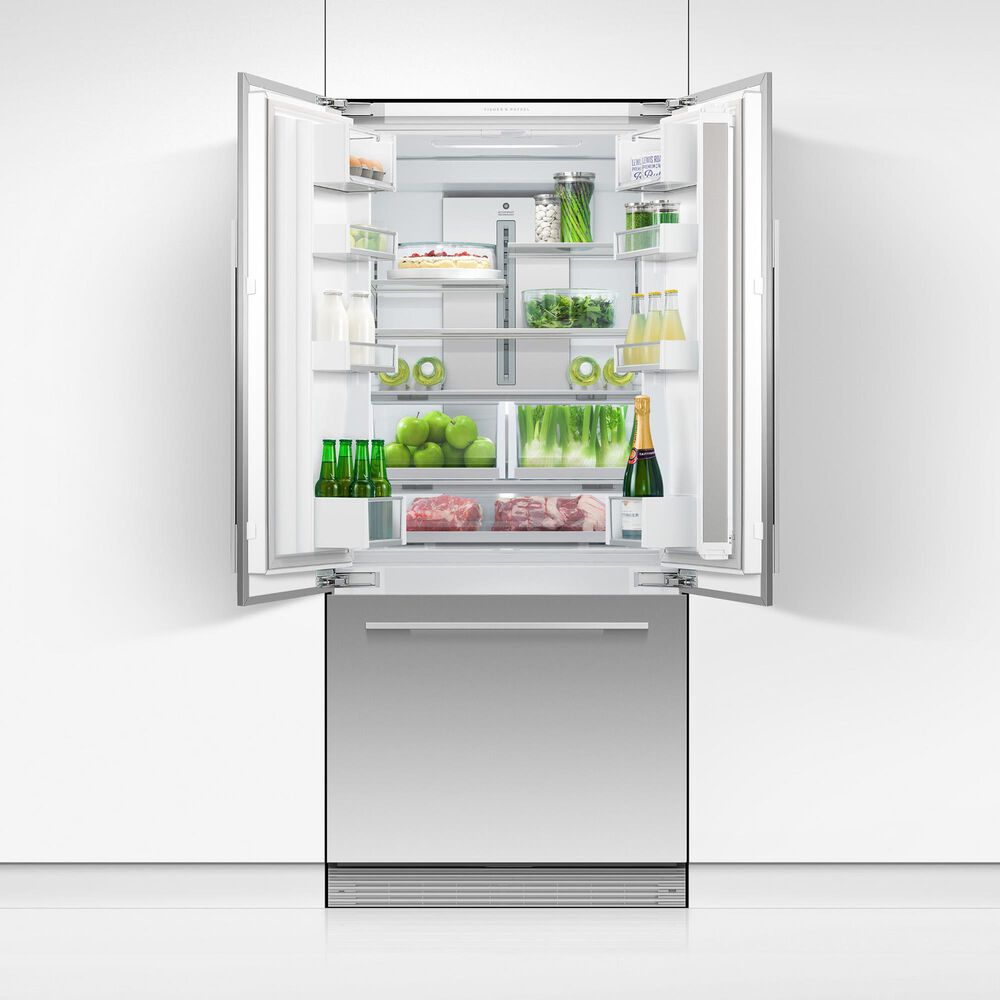 Fisher &amp; Paykel 32&quot; Integrated French Door Refrigerator with Water Dispenser - Panels Sold Separately, , large