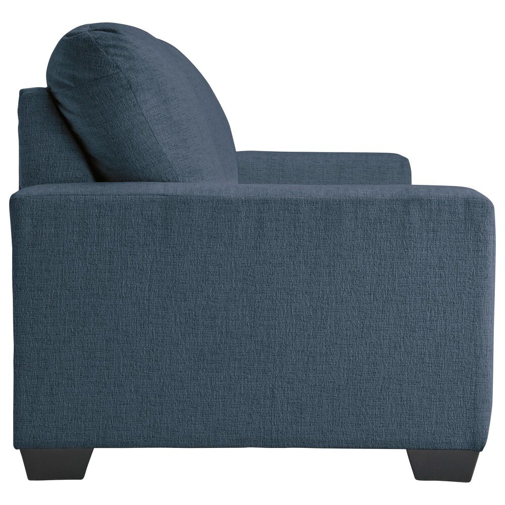 Ashley Rannis Stationary Full Sofa Sleeper in Navy, , large