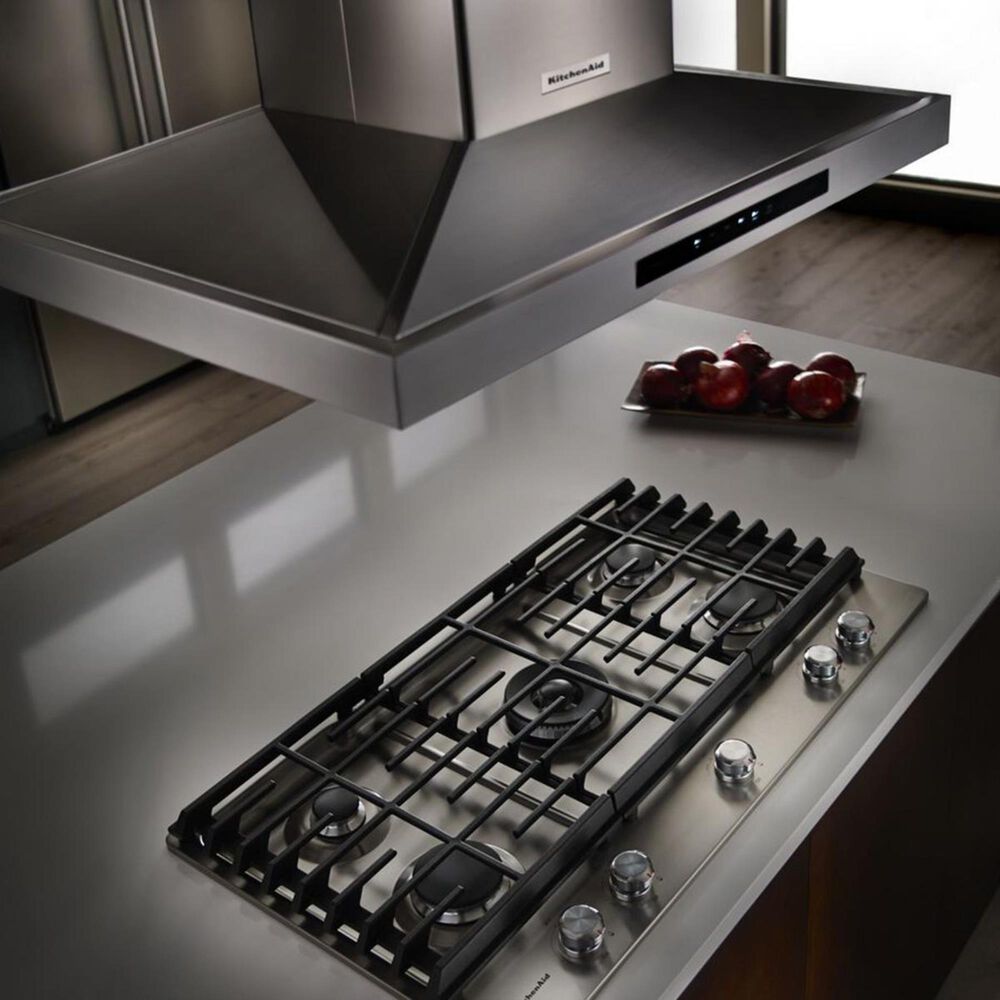 KitchenAid 36'' WallMount, 3Speed Canopy Hood Nebraska Furniture Mart