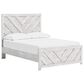 Ashley Cayboni 4 Piece Full Bedroom Set in Whitewash Paint, , large