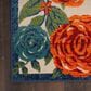 Nourison Aloha ALH32 10" x 14" Ivory and Multicolor Indoor/Outdoor Area Rug, , large