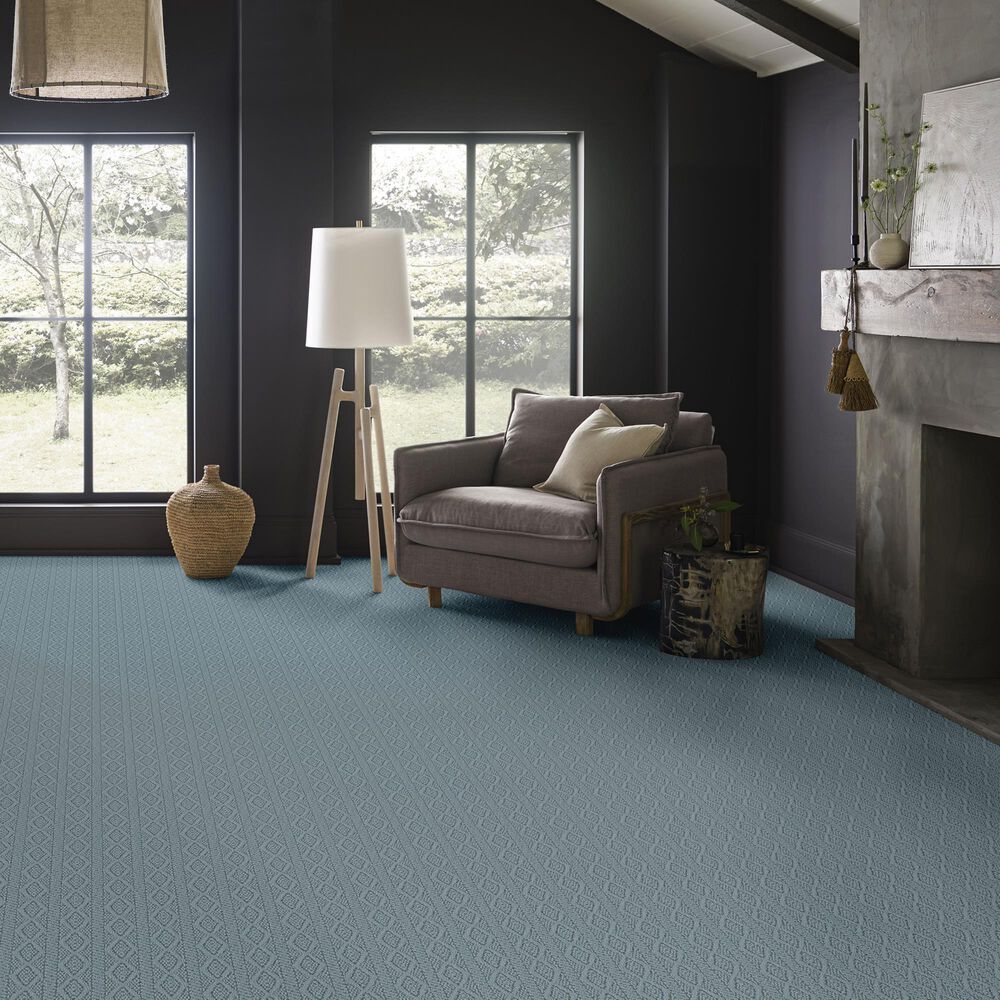 Anderson Tuftex Crochet Carpet in Capri Blue, , large