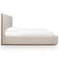 Urban Home Gardenia Queen Upholstered Bed in Chai, , large