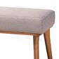 Baxton Studio Odessa Dining Bench in Walnut Brown, , large