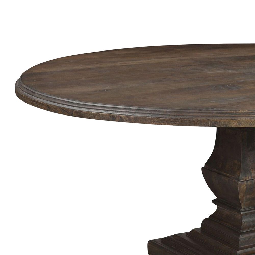 Home Trends &amp; Design Nimes 7-Piece Round Dining Set in Weathered Mango, , large