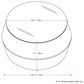 CorLiving Parksville Patio Round Coffee Table in Blended Grey, , large