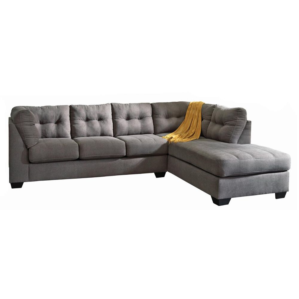 Signature Design by Ashley Maier 2-Piece Right Facing Sectional with Chaise in Charcoal, , large
