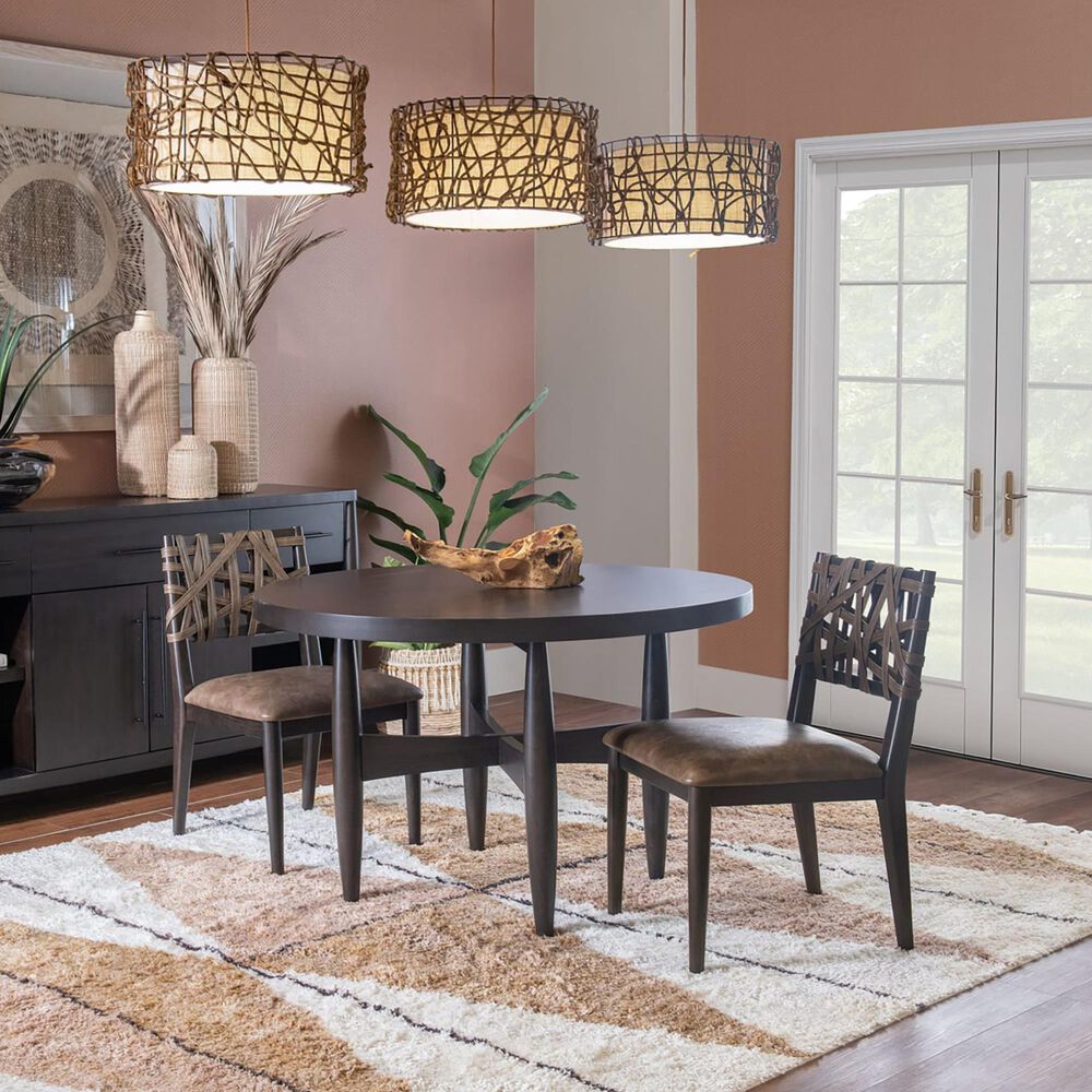 Urban Home Koko 5-Piece Round Dining Set in Minx, , large