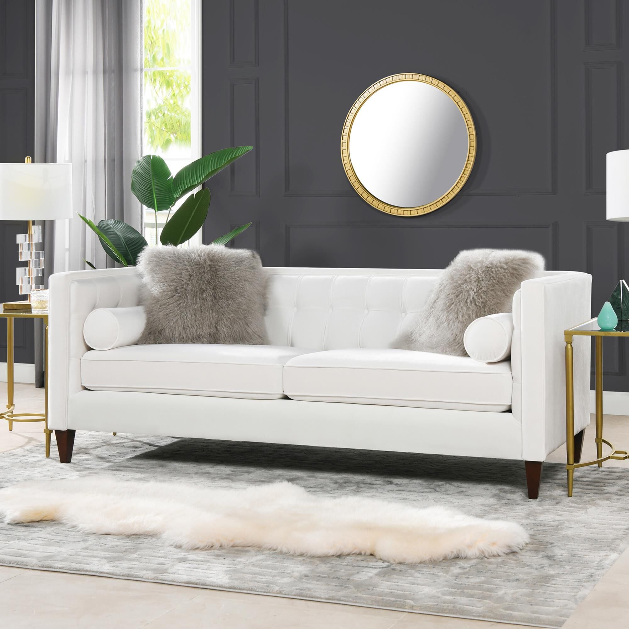 Jennifer taylor store velvet sofa