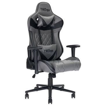 Techni Sport GamerXL Gaming Chair in Grey and Black, , large