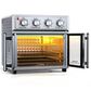 HOMLUX 26 Qt Extra-Large Air Fryer Toaster Oven in Silver, , large