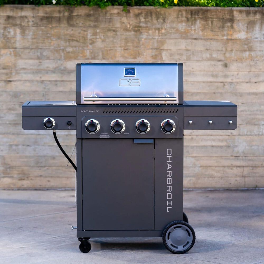 Char-Broil Performance Series 4-Burner Gas Grill Cabinet in Gray, , large