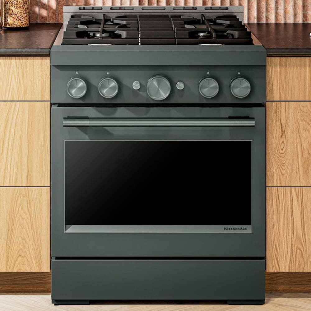 KitchenAid 4.1 Cu. Ft. Commercial-Style Gas Range in Juniper, , large