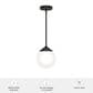 Hunter Hepburn 1-Light Mini Pendant in Matte Black, , large