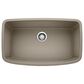 Blanco Valea Super Single Bowl Kitchen Sink in Truffle, , large