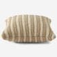 Sunday Citizen Snug Piped 20" Square Throw Pillow in Biscotti and Sahara Tan, , large