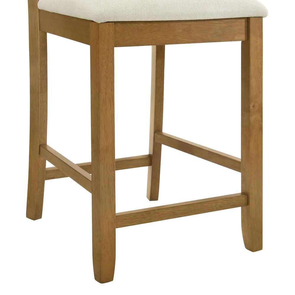 Armen Living Ren 26" Counter Height Stool in Amber Glow, , large