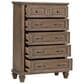 New Heritage Design Mariana 5-Piece King Panel Bedroom Set in Vintage Mocha, , large