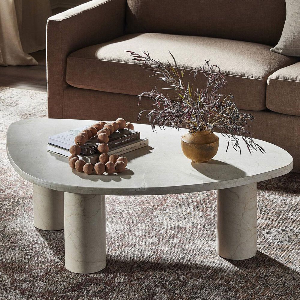 Four Hands Zion Large Coffee Table in Cream, , large