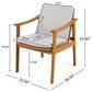 Hearth and Haven Outdoor Dining Chair in Grey (Set of 2), , large