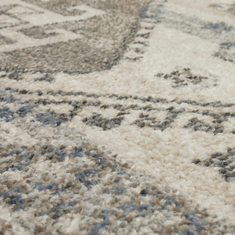 Mohawk Whimsy R1109 Grey 5'3" x 8' Area Rug, , large