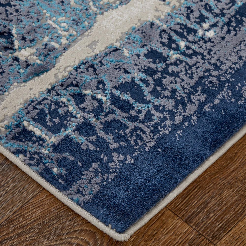 Feizy Indio 6&#39;7&quot; x 9&#39;6&quot; Blue and Beige Area Rug, , large