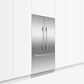 Fisher & Paykel 36" Integrated French Door Panel with 72" High in Stainless Steel, , large