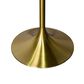 Leisuremod LeisureMod Verve Collection Modern Bar Height Table Brushed Gold Base with 48 Round Light Natural Wood MDF Top, , large