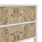 James Martin Vanities Olena 36" Single Vanity in Light Mappa Burl and Polished White with 3 cm White Zeus Quartz Top, , large