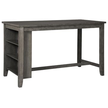 Ashley Caitbrook Counter Height Dining Table in Antiqued Gray Wash, , large