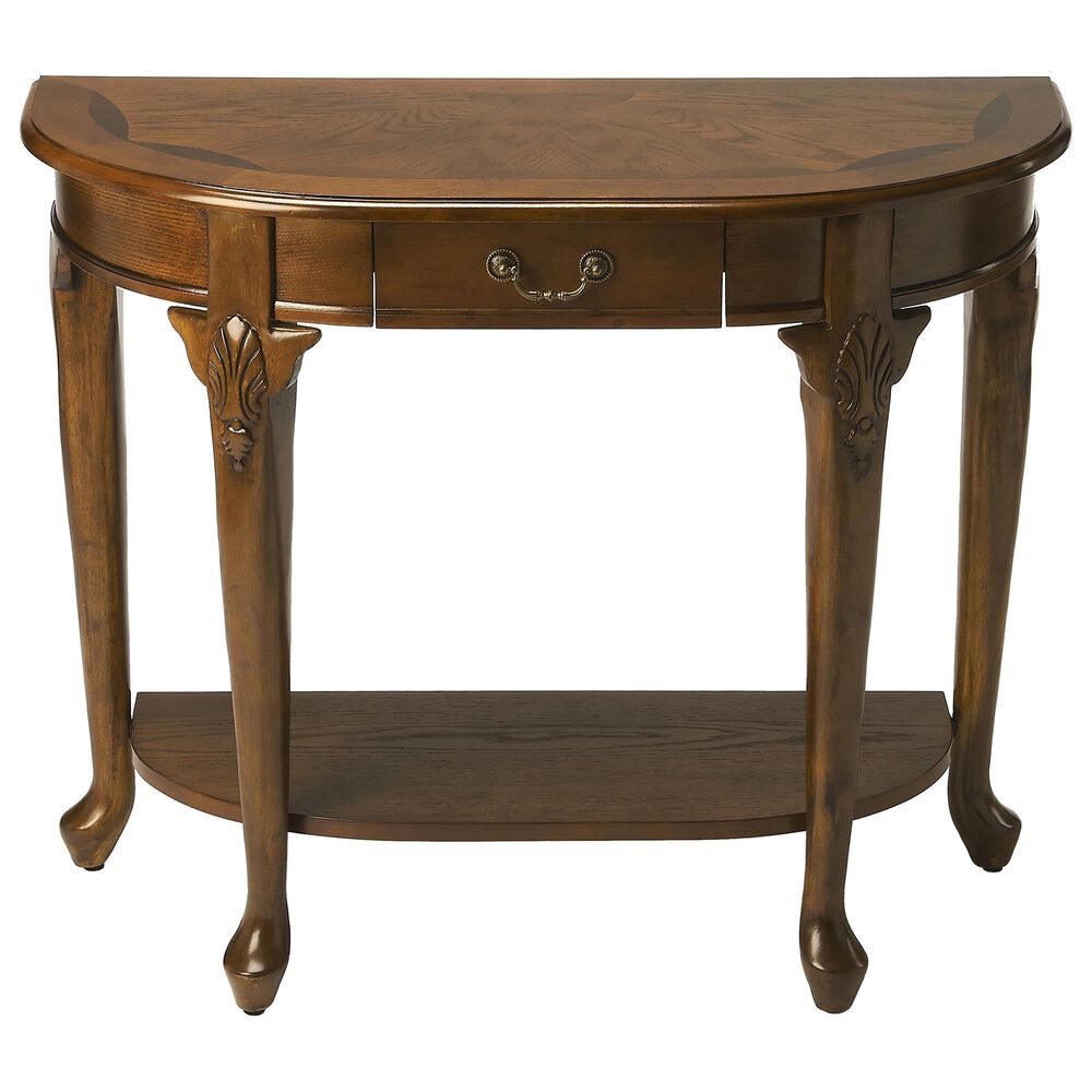 Butler Vintage Oak Sofa Table in Walnut, , large