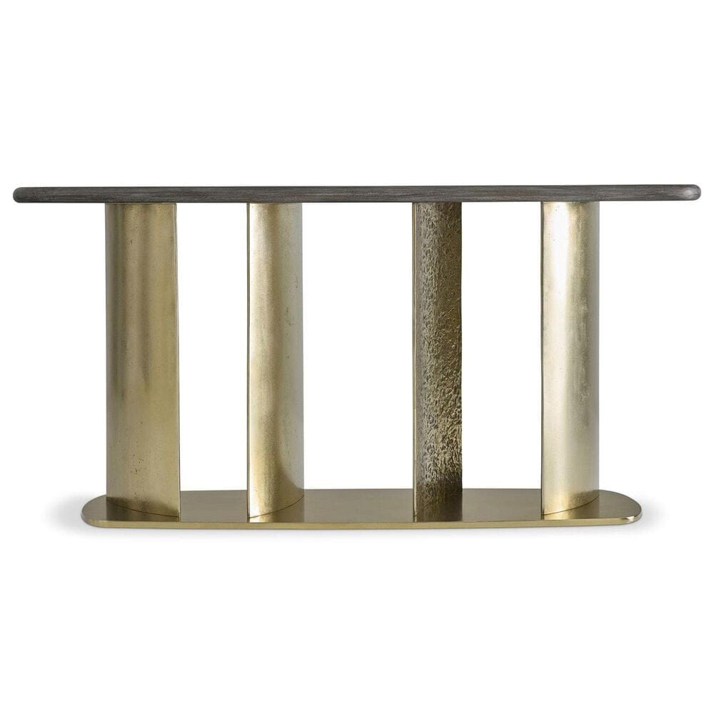 Bernhardt Trost Console Table in Bracken and Dorado Gold, , large