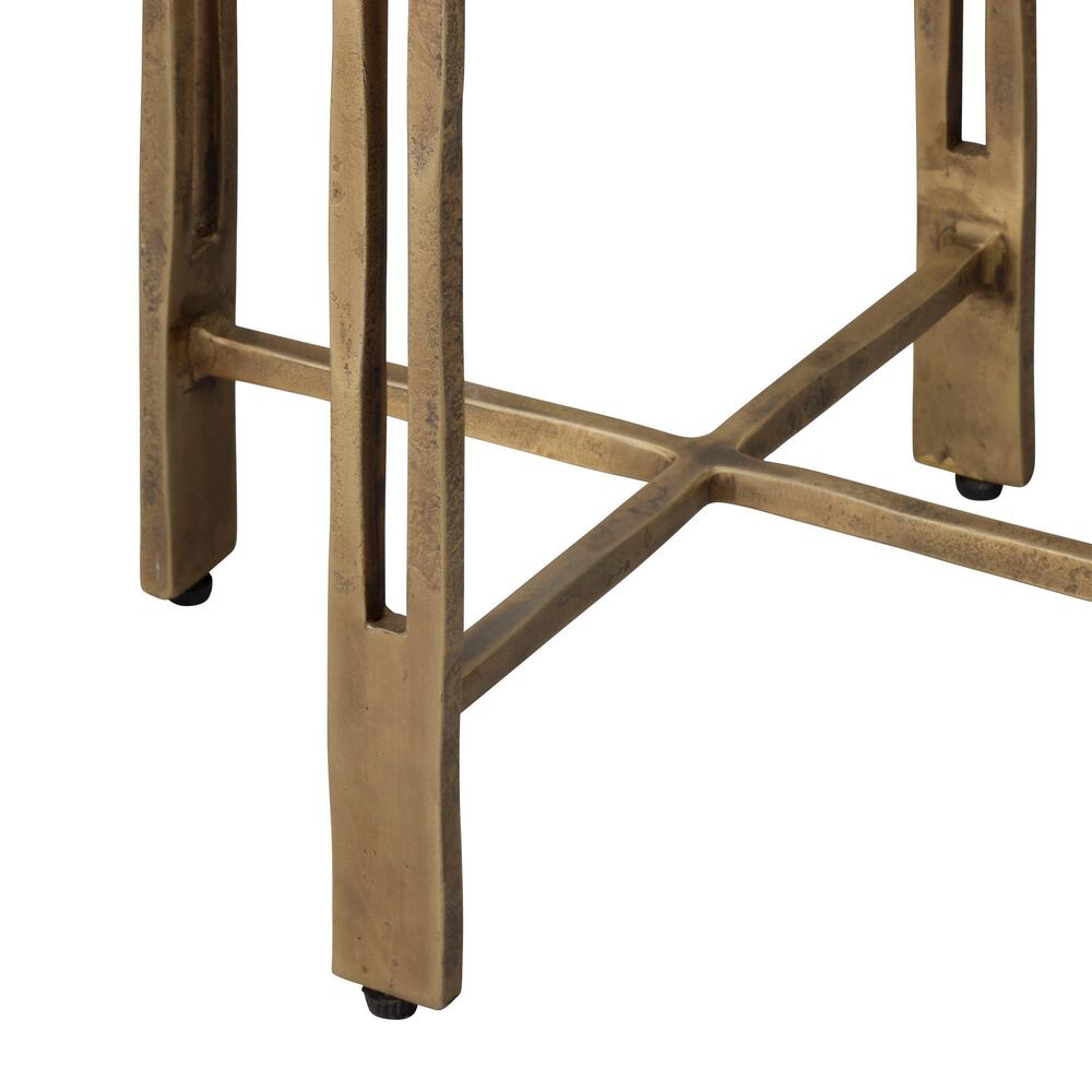 Jamie Young Garrison Side Table in Antique Brass, , large
