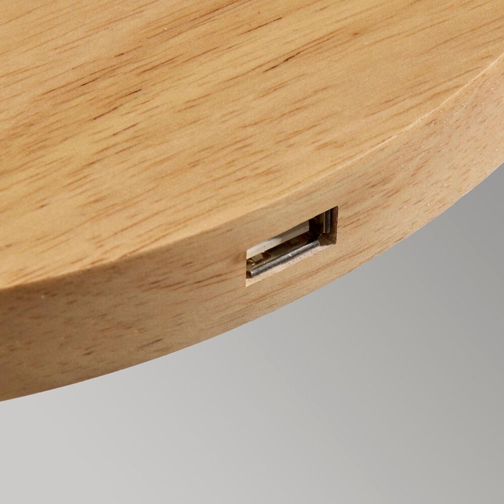 Adesso Caldwell Floor Lamp in Black and Natural, , large