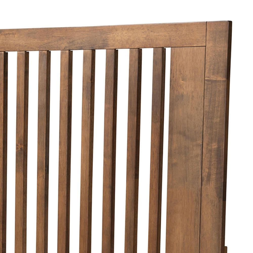 Baxton Studio Harena King Slat Headboard in Ash Walnut, , large