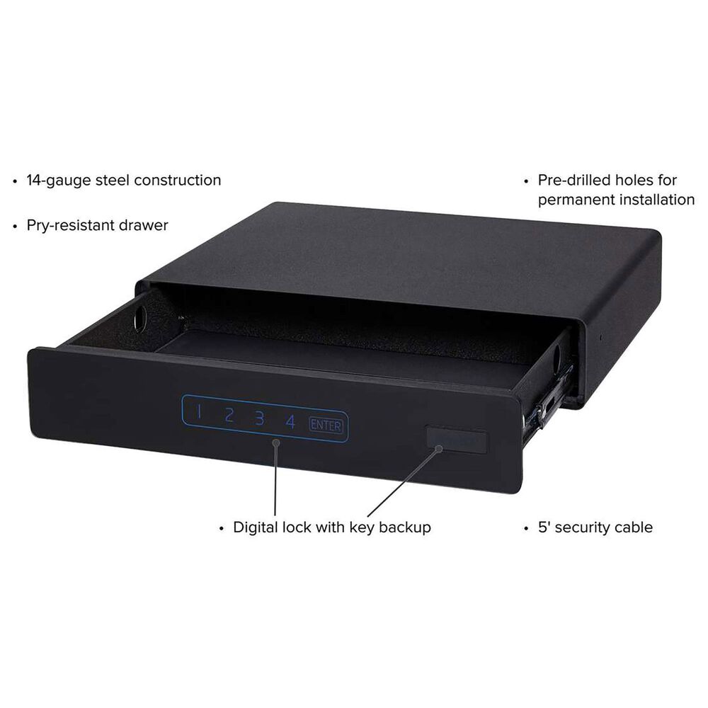 Snapsafe Under Bed Safe M in Black NFM